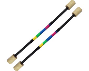 Flow Master - Short Fire Staff with 2.5 inch wicks