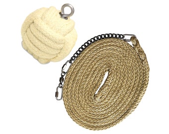Single Technora Fire Rope Dart - Monkey Fist Head