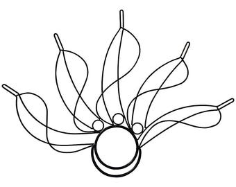 Single HoP Whirly Fire Fan Frame