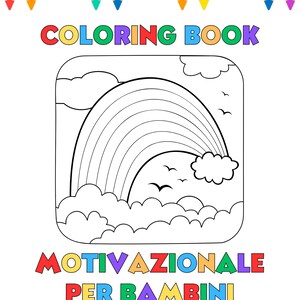 Colouring book motivazionale per bambini