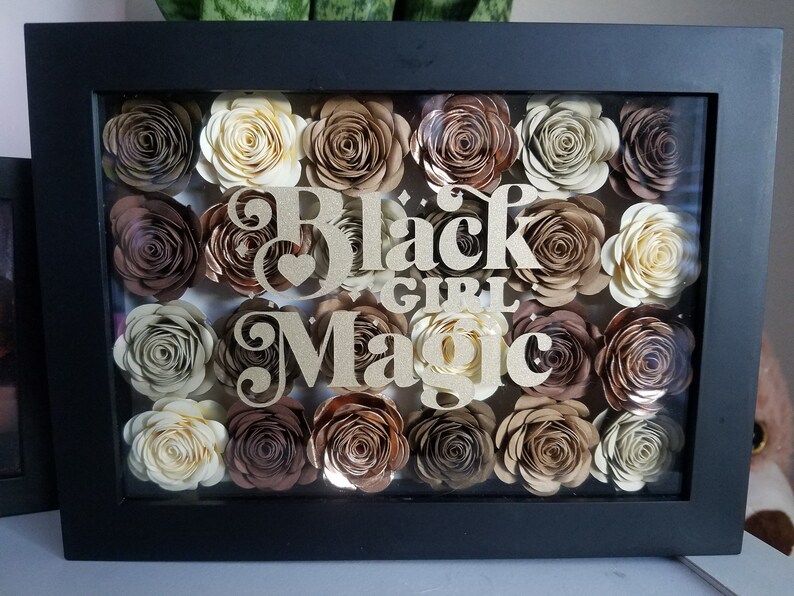 5x7 Black Girl Magic Shadow Box - Etsy