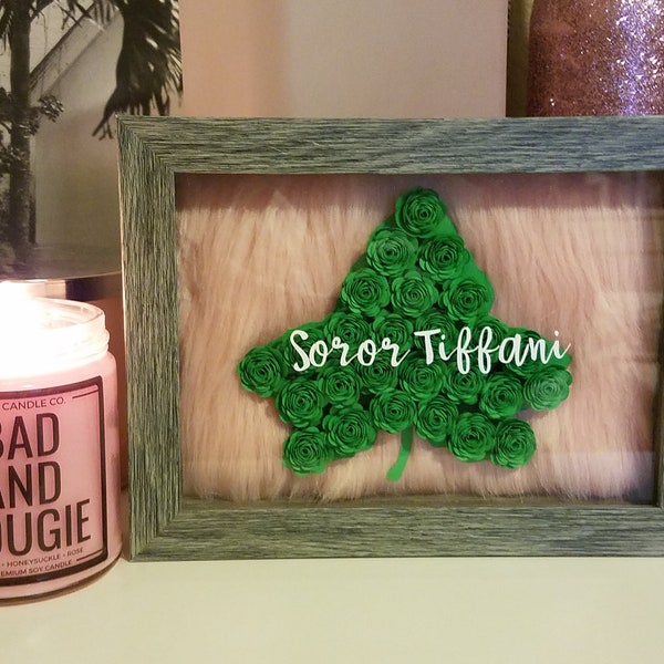 5 x 7 (ook bekend als Ivy Leaf Shadow Box)