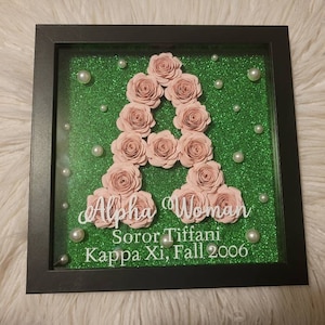 8x8 Alpha Woman Shadow Box