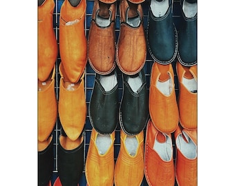 Moroccan  Men’s Leather Babouche Slippers