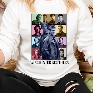 Supernatural Sweatshirt, Supernatural Hoodie, Supernatural, Winchesters, Dean Winchester, Sam Winchester, Supernatural Eras, Eras