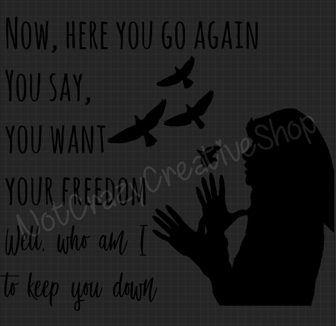 Fleetwood mac dreams lyrics svg etsy