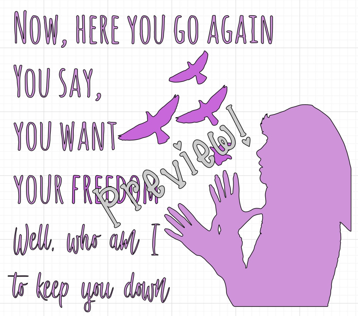 Fleetwood Mac Dreams Lyrics SVG - Etsy