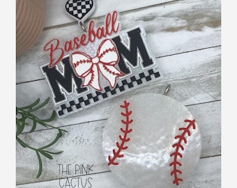 Baseball MOM Car Freshie, Sports Scented Air Freshener