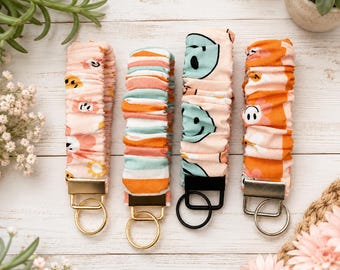 Scrunchie Wristlet Keychain