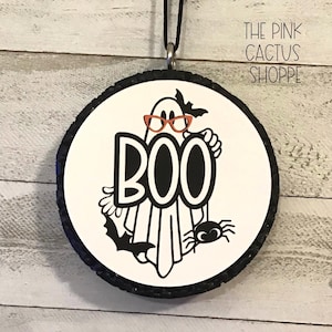 Ghost Car Freshie: Halloween BOO Air Freshener
