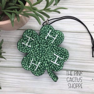 4H Clover Air Freshie (hanging),Car Freshie