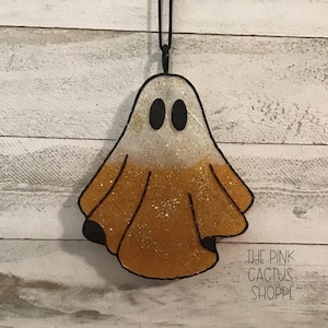 Ghost Car Air Freshener: Halloween Hanging Freshie