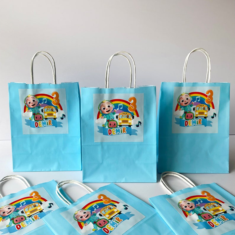 Birthday Favor Bags Party Gift Bag Etsy