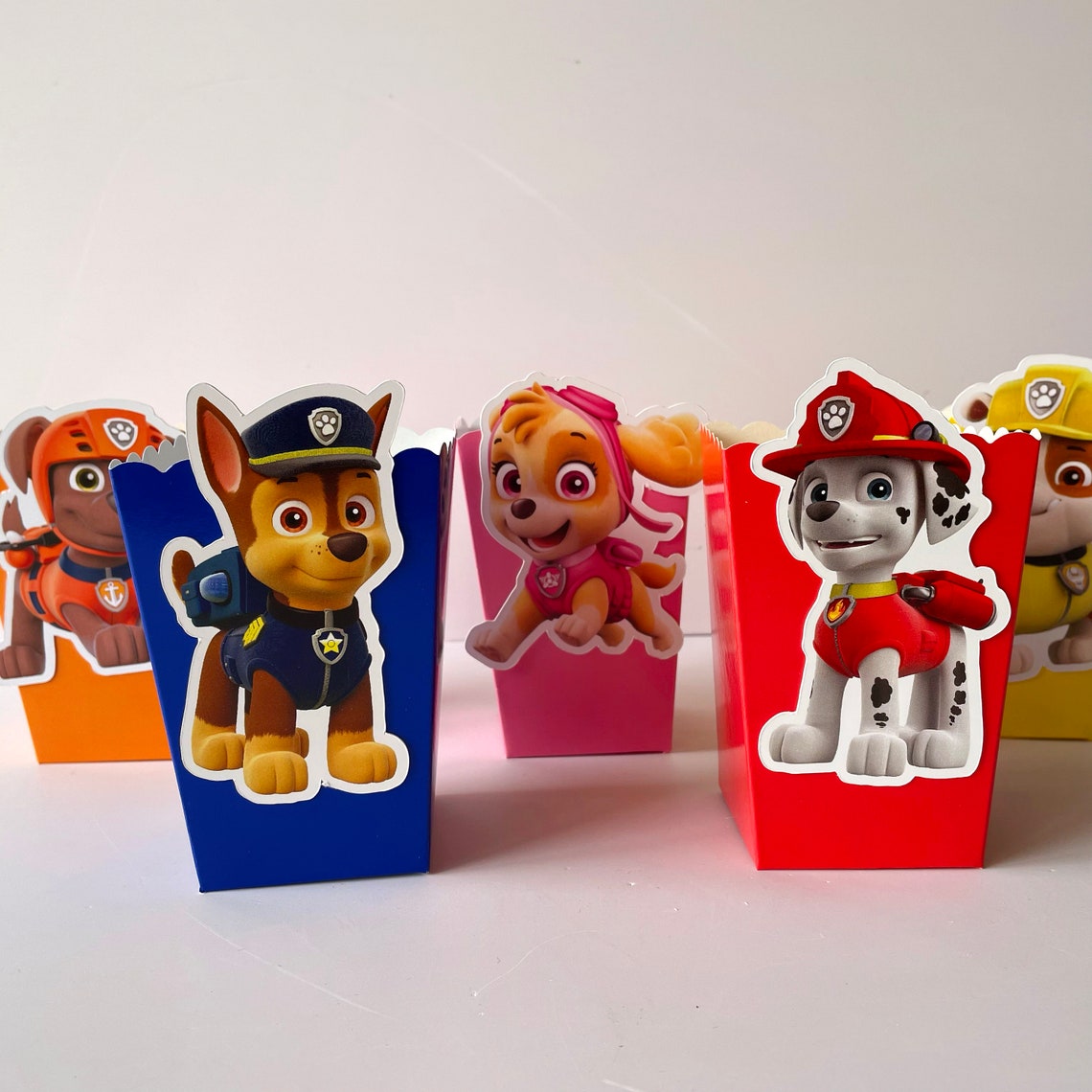 Paw Patrol Popcorn Box Paw Patrol Treats Box Paw Patrol - Etsy