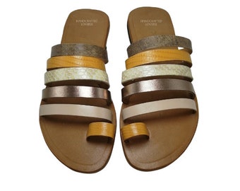 sandales faites main, cuir marocain, mules, sandales bohèmes, marocaines, sandales pour femmes, chaussures pour femmes, sandales en cuir, cadeau pour elle