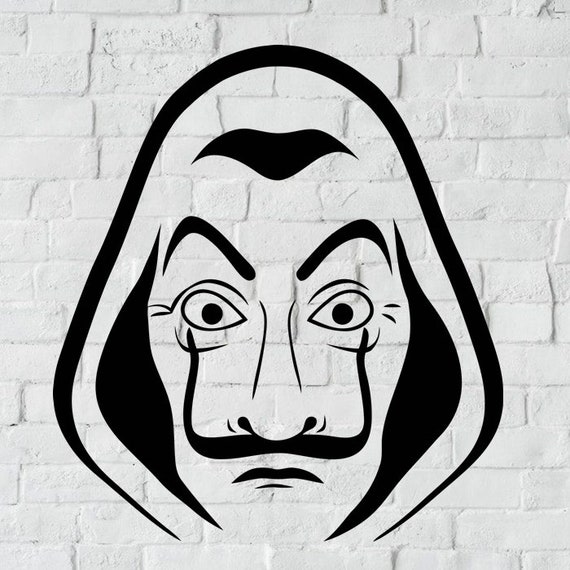 Download Money Heist Svgmoney Heist Maskmask Svgt Shirt Svgdesign Etsy