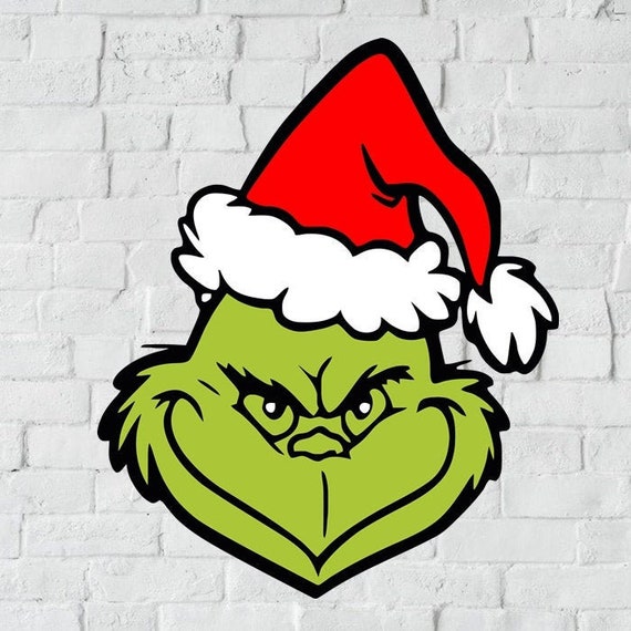 Download Santa Grinch Grinch Face Svg Grinch Svg Grinch Image Etsy