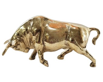 Tête De Cerf Murale En Laiton Vintage - Décoration Animalière 3D