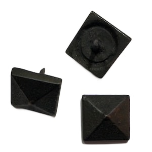 Antique  Clavos Door Stud Solid Brass 20Pcs Pyramid Diamond Shaped Upholstery Nail Tack 20mm