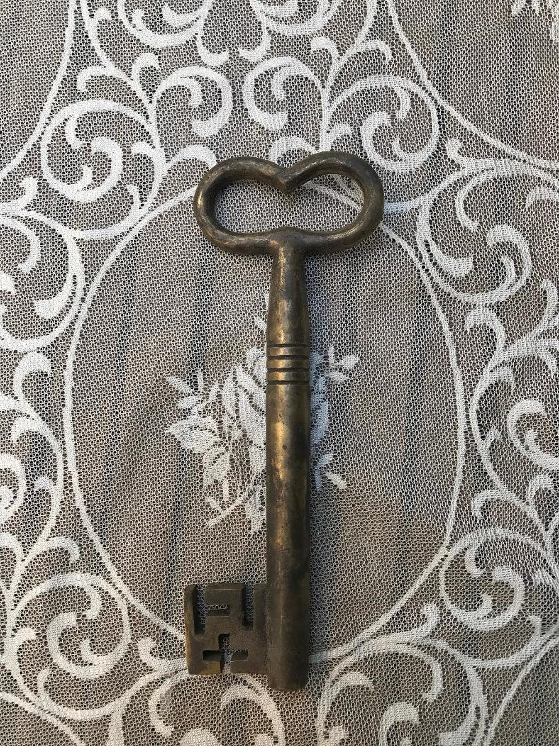 Extra Large Ottoman Key Solid Brass Shank 8.5 Inches 17.6cm Tall - Etsy