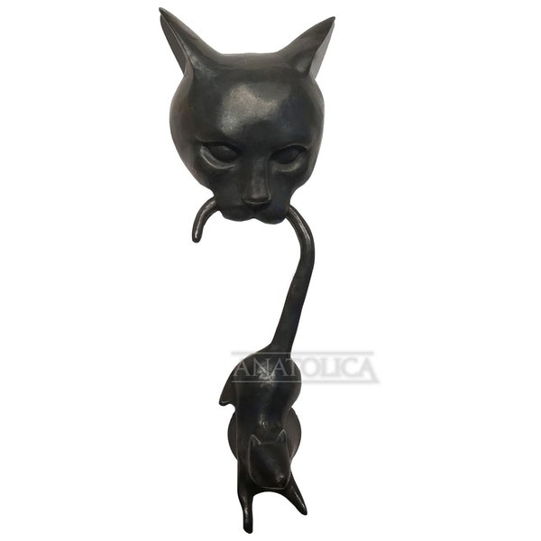 Cat Mouse Door Knockers for Front Door Etsy