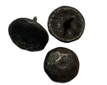 Antique Clavos Door Stud 20Pcs Round Solid Brass Hammered Upholstery Nail Tack