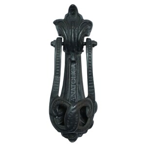 Federation Door Knocker Solid Brass Traditional Style Black Oxide