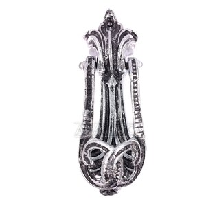 Federation Door Knocker Solid Brass Traditional Style Antique Silver