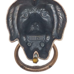 Dog Door knocker,Labrador,Solid Brass,Large,7.9 inches, Labrador Retriever Head,Front Door Ornament image 9