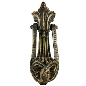 Federation Door Knocker Solid Brass Traditional Style Antique Bronze