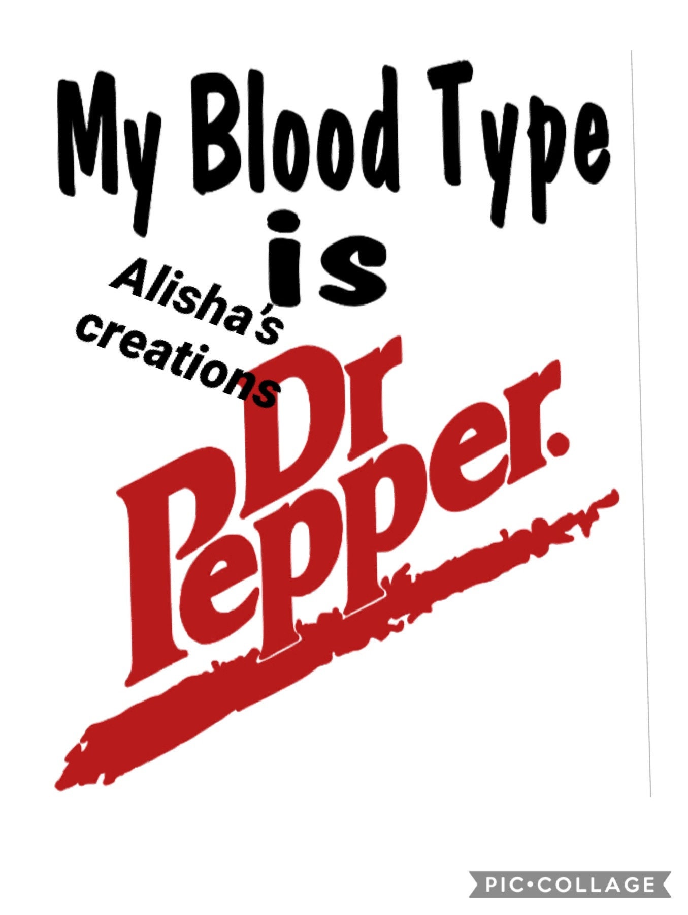 My blood type is Dr Pepper | Etsy