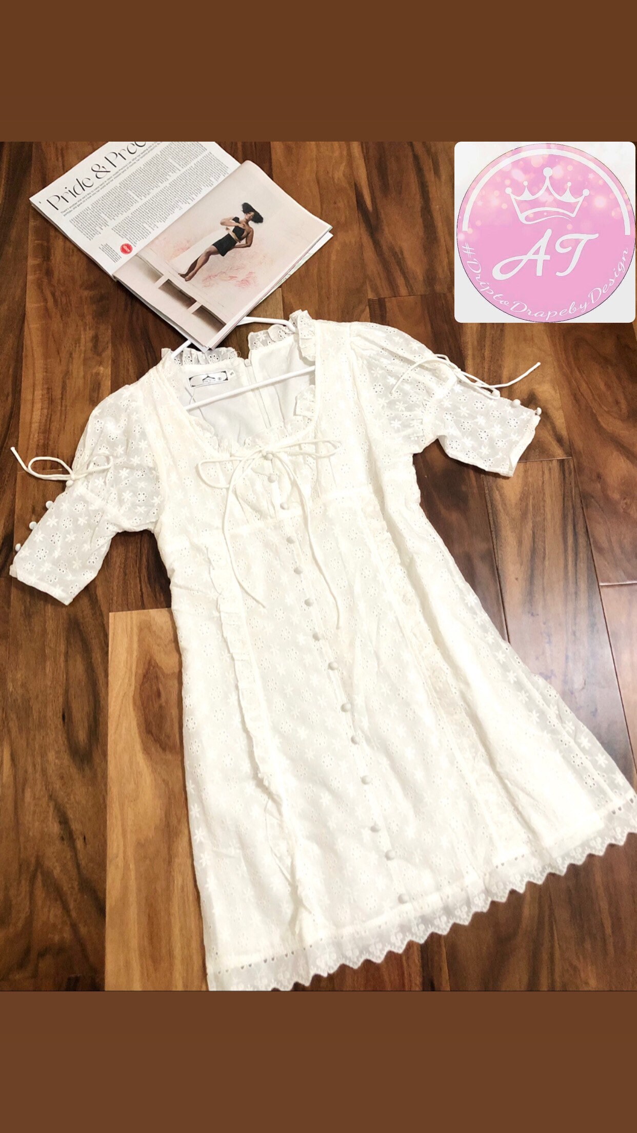 White Dress Etsy