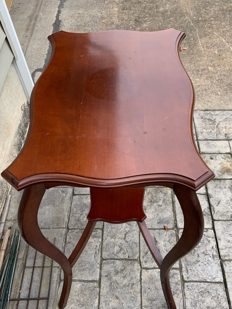 Vintage Queen Anne the Bombay Company Mahogany Sofa Table Etsy