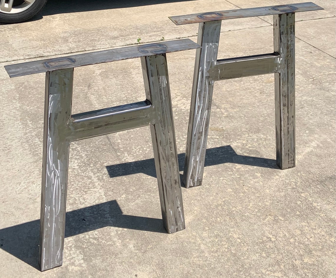 Custom Steel Hand Fabricated Kitchen Table Dining Table Legs. Etsy