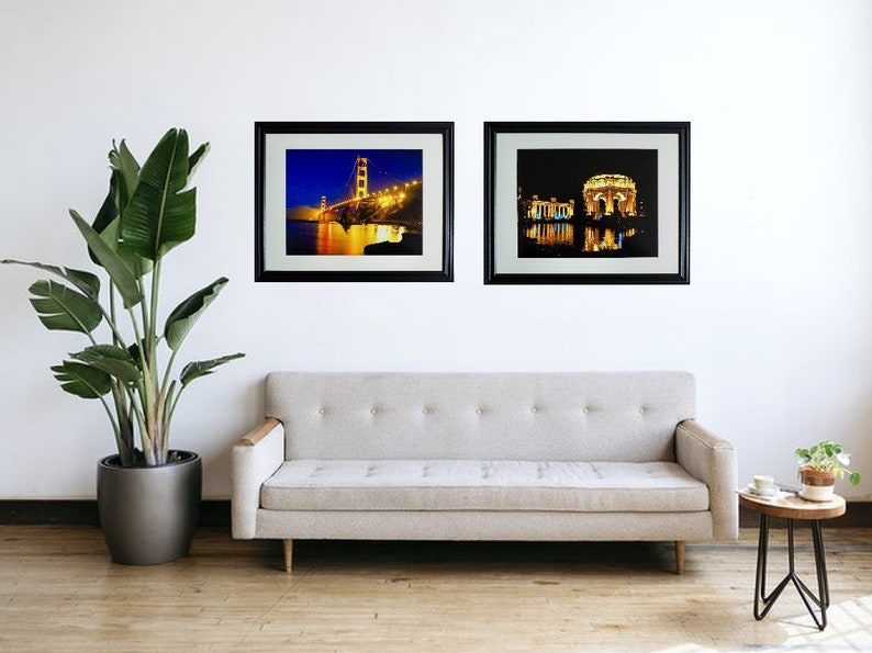 San Francisco Photography 11x14 Framed Palace of Fine Arts at Night