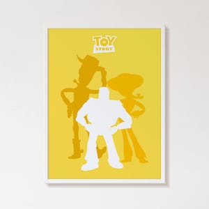 Toy Story Minimalist Poster Print Pixar