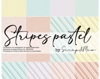 STRIPES PASTEL - digital collection