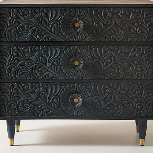 Gulliver Threedrawer Dresser Handmade Chest of Drawers Etsy