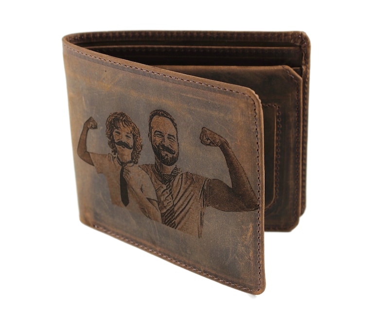 A wallet is a perfect plus for the man. So, a leather wallet is always considered a meaningful gift for men. Just provide a picture that means a lot to you and your dad to make a personalized photo wallet for him. Your wallet gift will become a partner wherever your dad goes. Every time he uses it, he will be happy and always think about his family.