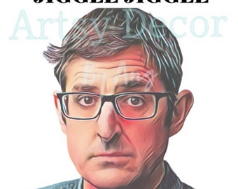 Louis Theroux: Mi dinero no se mueve, se pliega, se mueve, sublimación PNG.