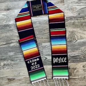 Personalized Graduation serape