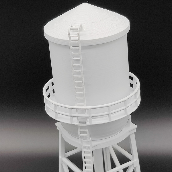 HO Scale Water Tower 3D printed H*O