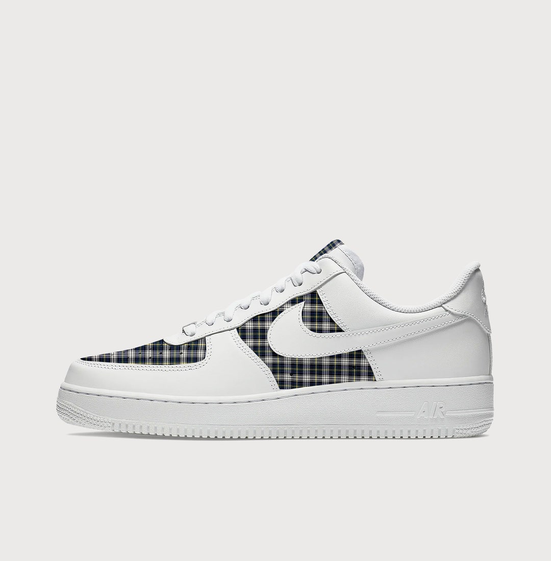 custom air force 1 plaid