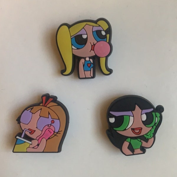 Powerpuff Girls Croc Charm Etsy