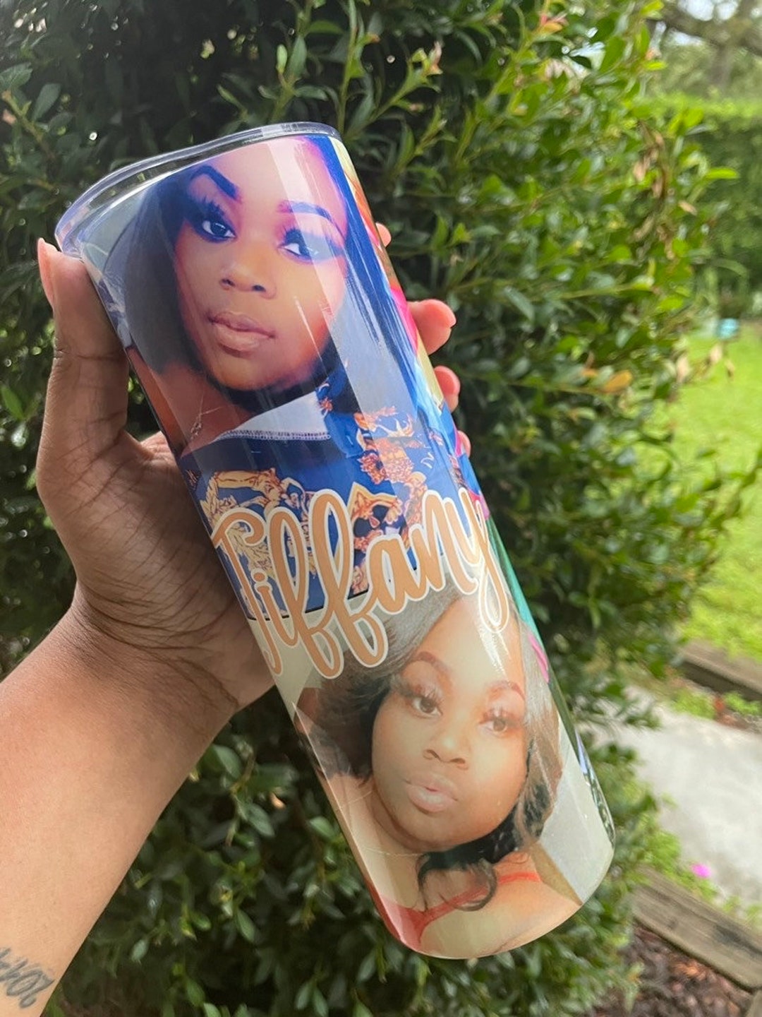 Personalized Tumbler Picture Tumbler Skinny Tumbler Collage Custom