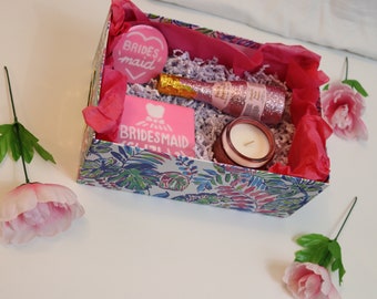 Pretty In Pink! Bridesmaid Box | Proposal Box | Custom Box | Personalized | Wedding | Gift | Proposal