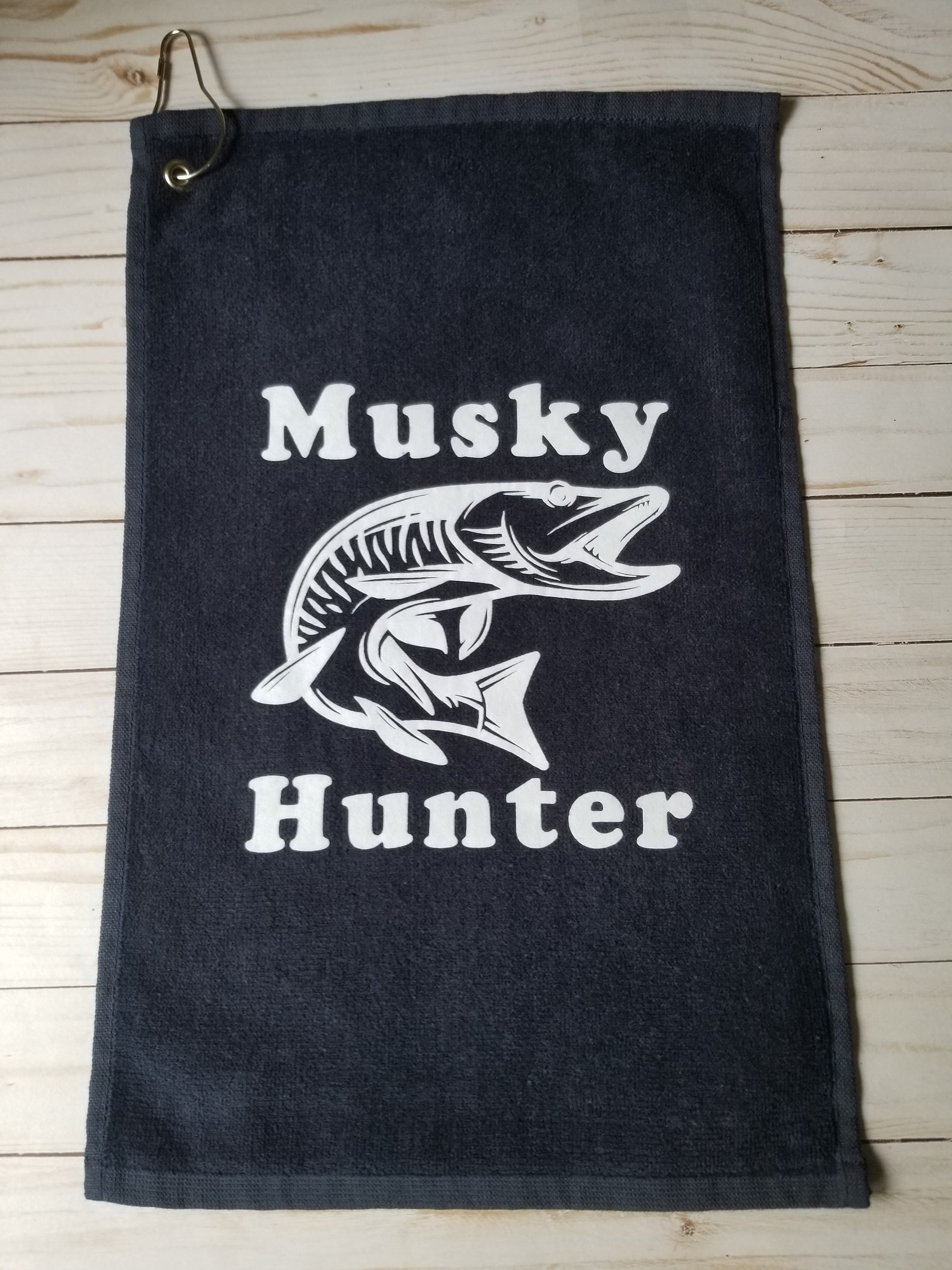 Fishing towel fishing gear fisherman gift towel with clip Etsy