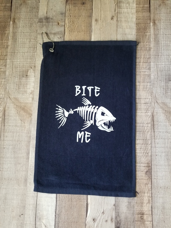 Fishing Towel, Fishing Gift for Men, Fish Accessories, Funny Fishing Gifts,  Cabin Towels, Lake House Boat Accessories, Fishing Gift for Dad 