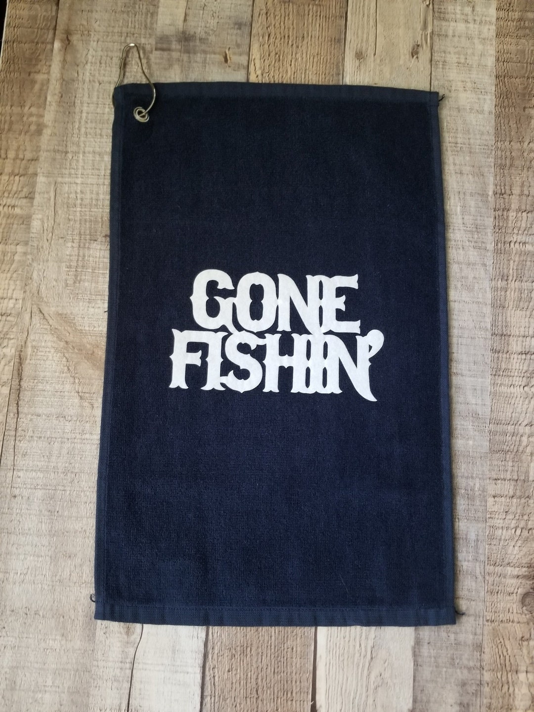 Fishing Towel, Gone Fishing, Fisherman Gifts, Fishing Birthday Gifts ...