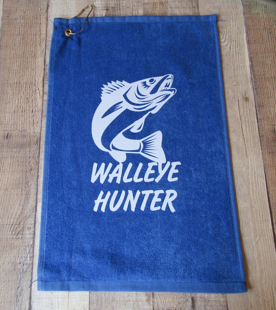 Fishing Towel, Walleye Fishing, Walleye Gifts, Fisherman Gifts, Funny  Fishing Gifts, Dad Fishing Gift, Fishing Gear, Retirement Fishing Gift 